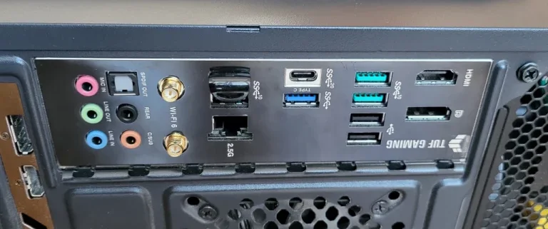 Desktop - connect the USB stick to a rear-panel port where it is not directly accessible